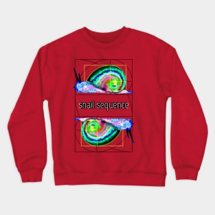 rainbow snails Crewneck Sweatshirt